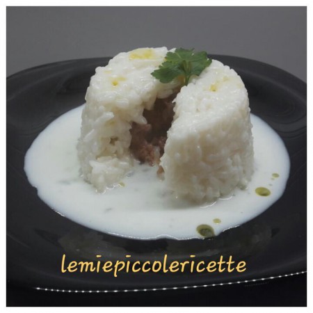 Riso con cuore farcito