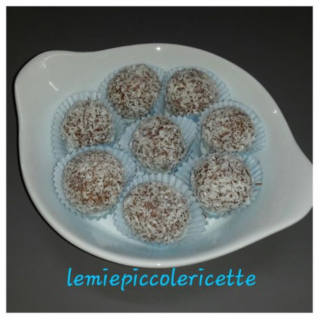 dolcetti cocco e cioccolato