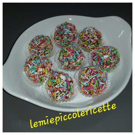dolcetti Cocco e Cioccolato e praline colorate