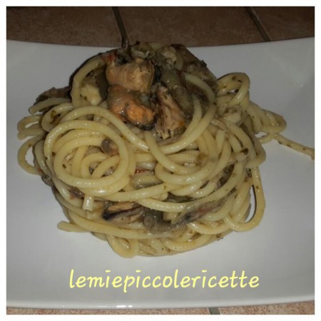 spaghetti carciofi e pesce